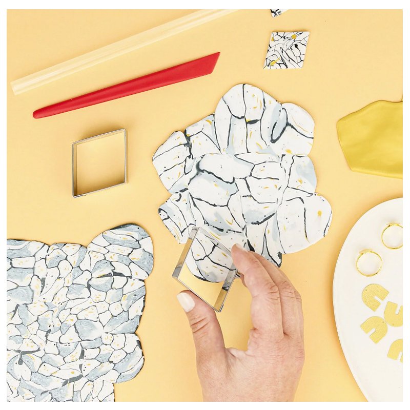 FIMO SOFT modelling clay set marble design, oven-hardening, 4×25 g